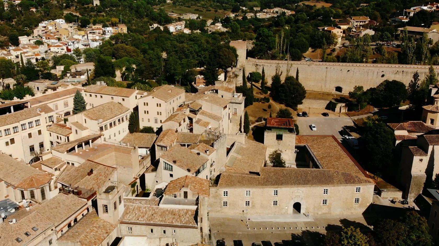 Vista aèria del Barri Vell de Girona